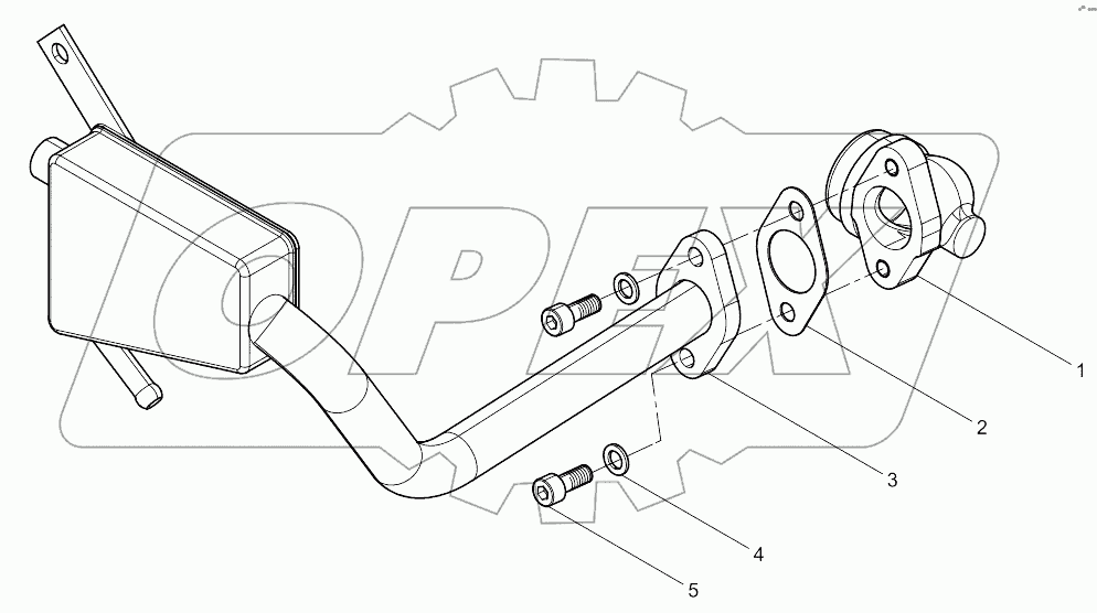  Oil-gas separator assembly