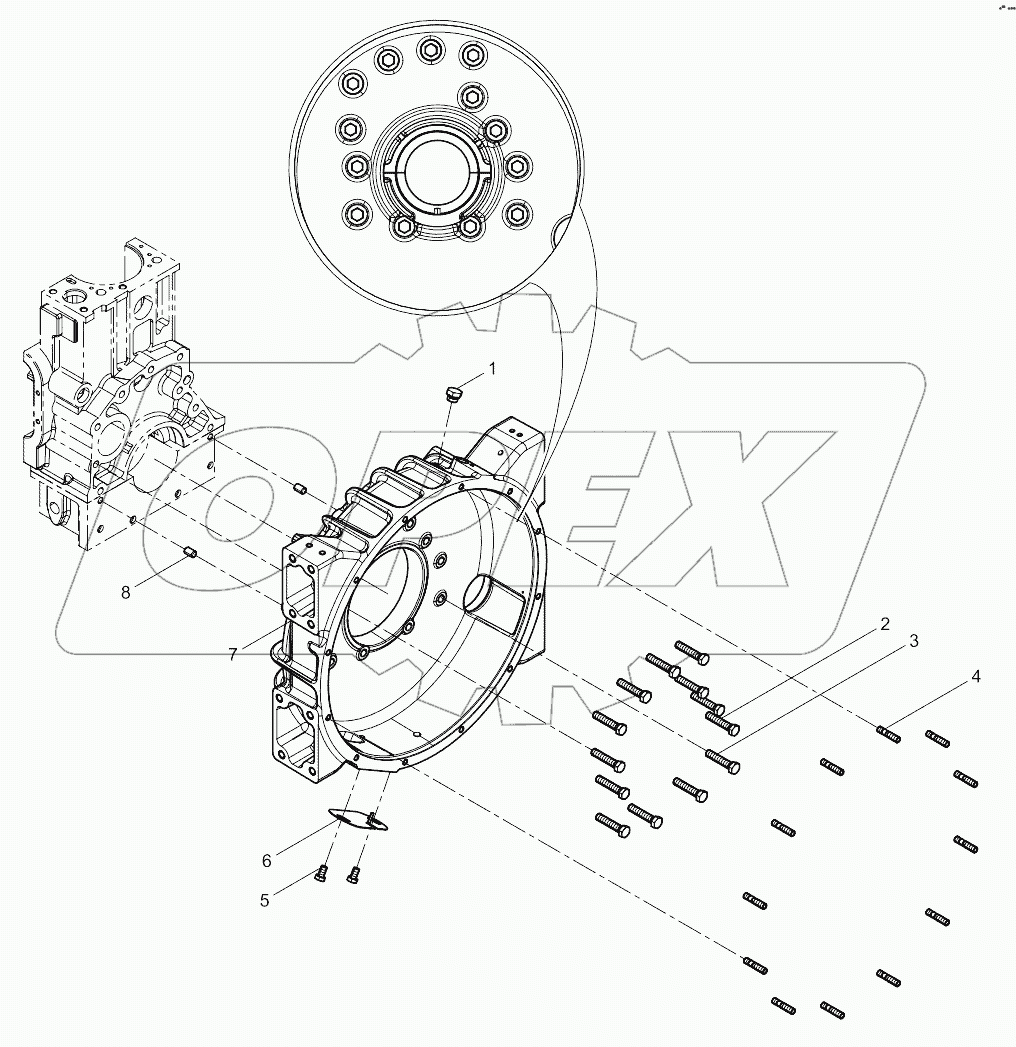  Flywheel Housing Group