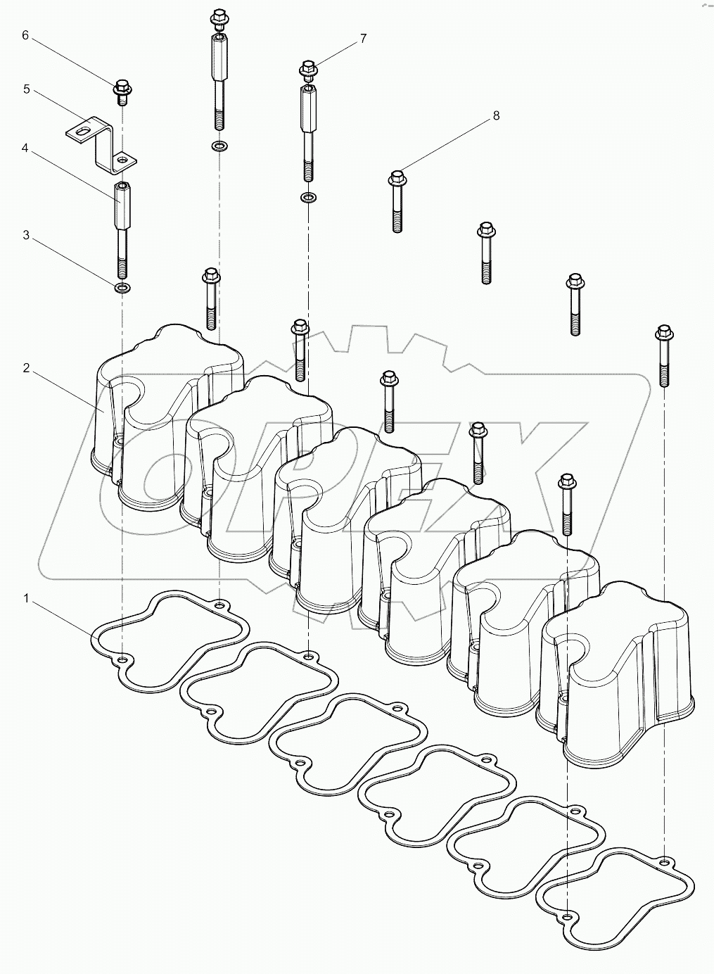  Cylinder head cover assembly