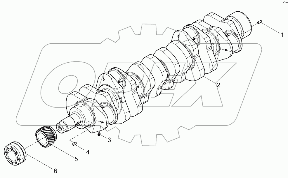  Crankshaft assembly