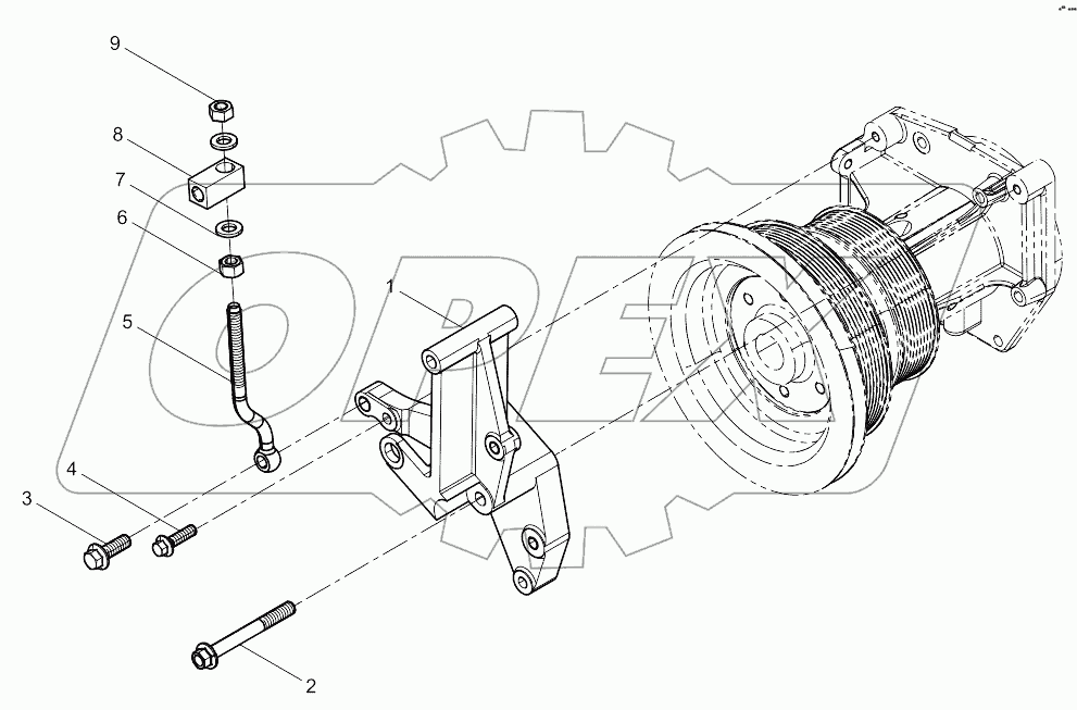  Generator Bracket Group