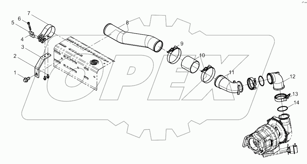  Intercooler assembly