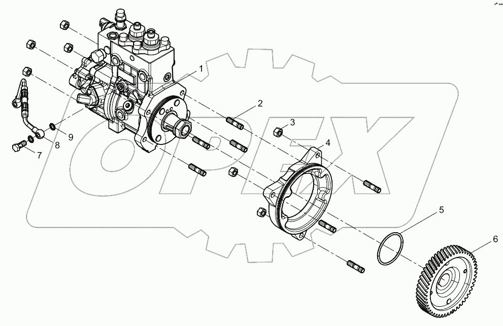  High pressure pump assembly
