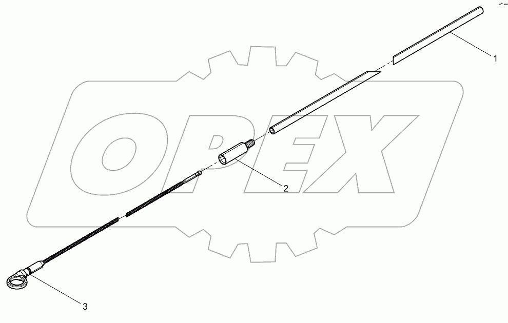  Oil dipstick assembly