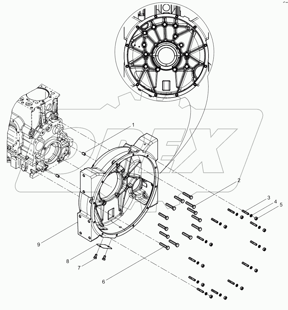  Flywheel Housing Group