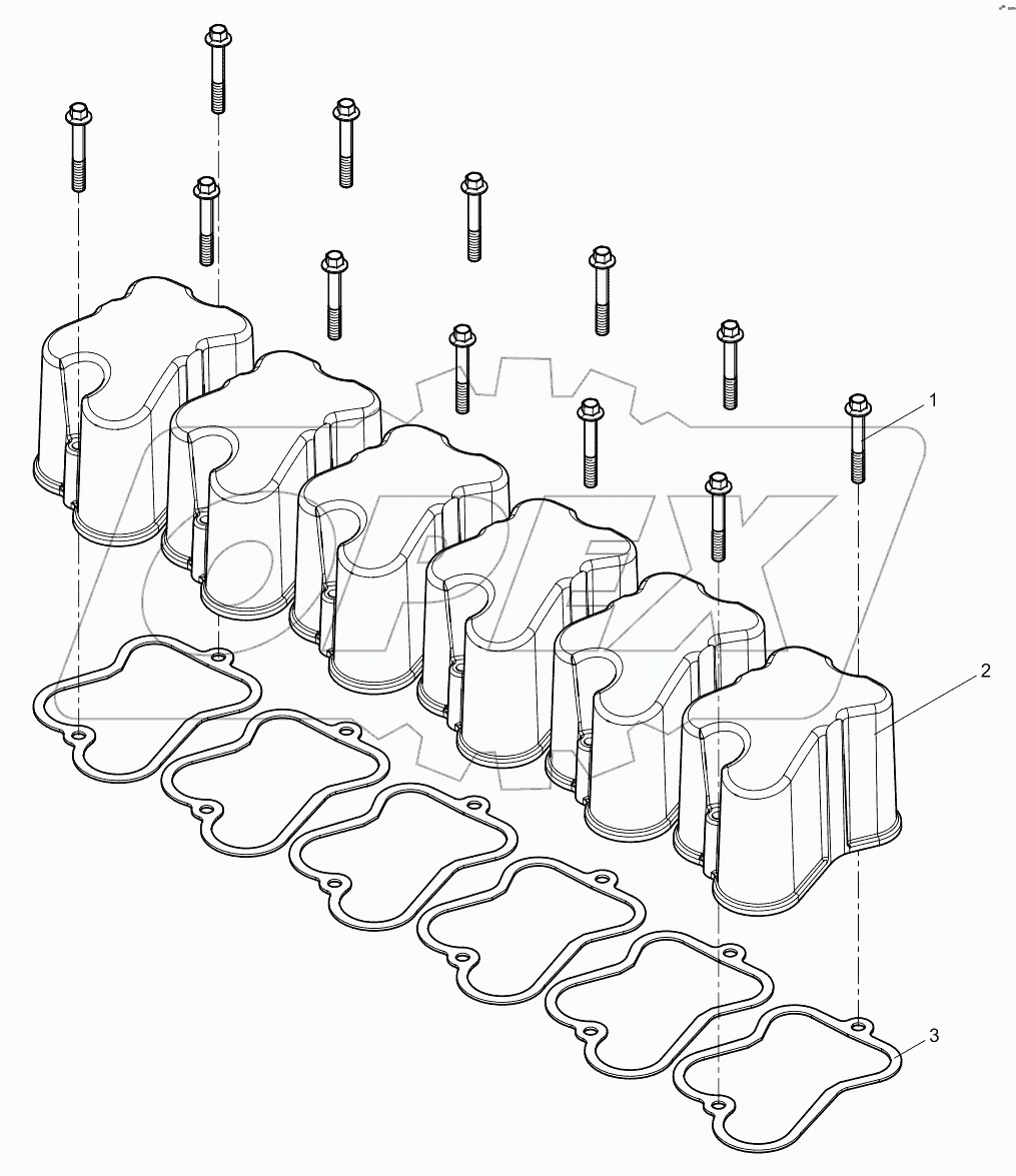  Cylinder head cover assembly