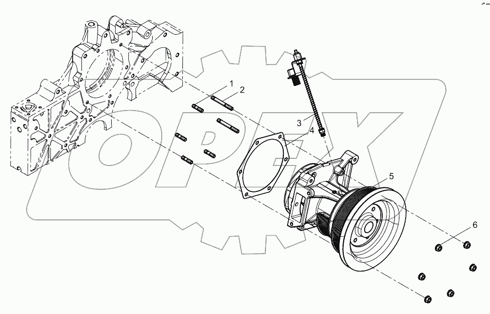  Water pump assembly