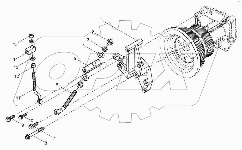  Generator Bracket Group