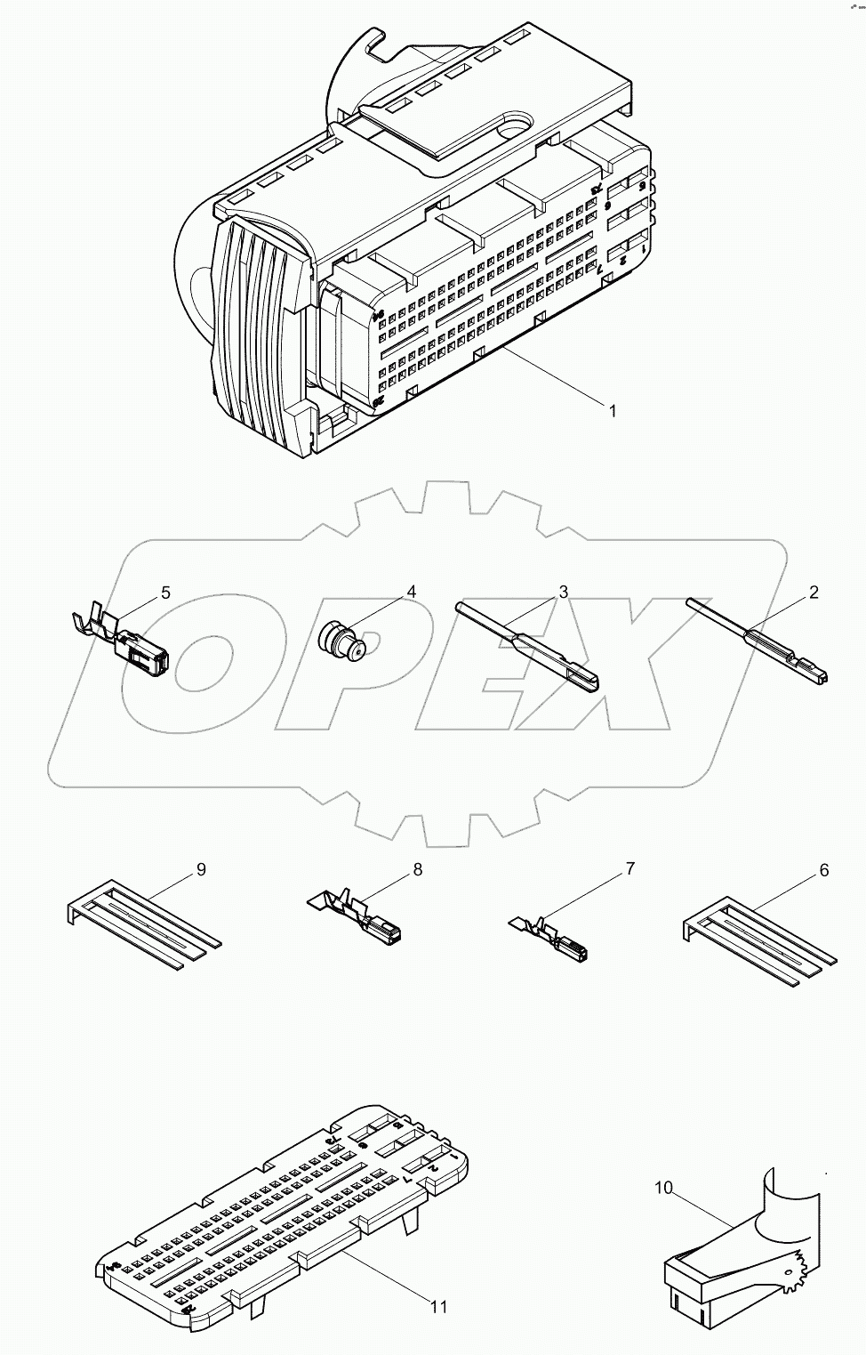  Vehicle 94-hole connector assembly