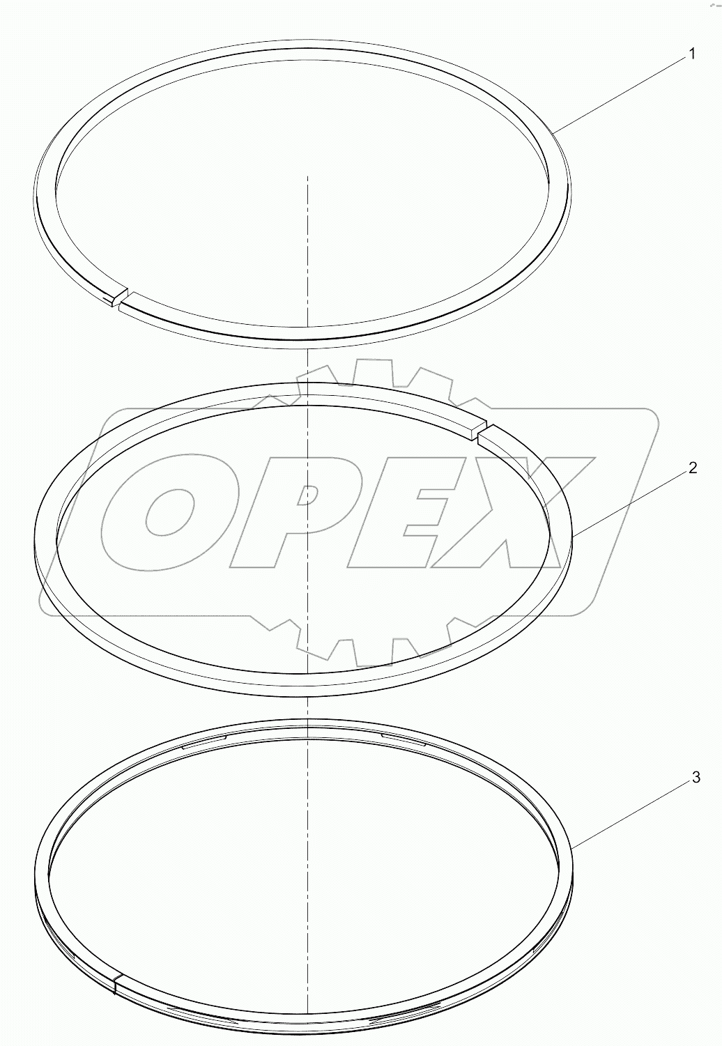  Piston Ring Set