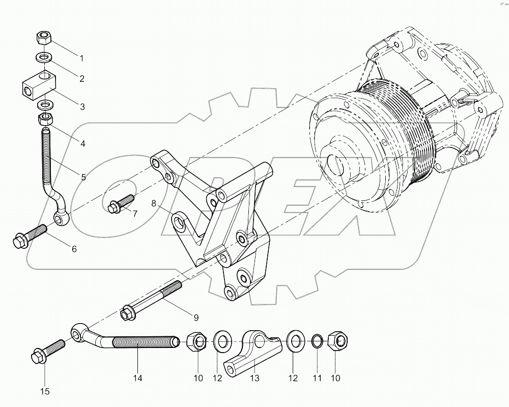  Alternator Bracket Group