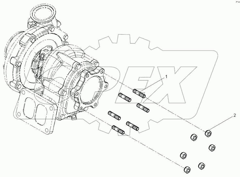  Rear Exhaust Manifold Group
