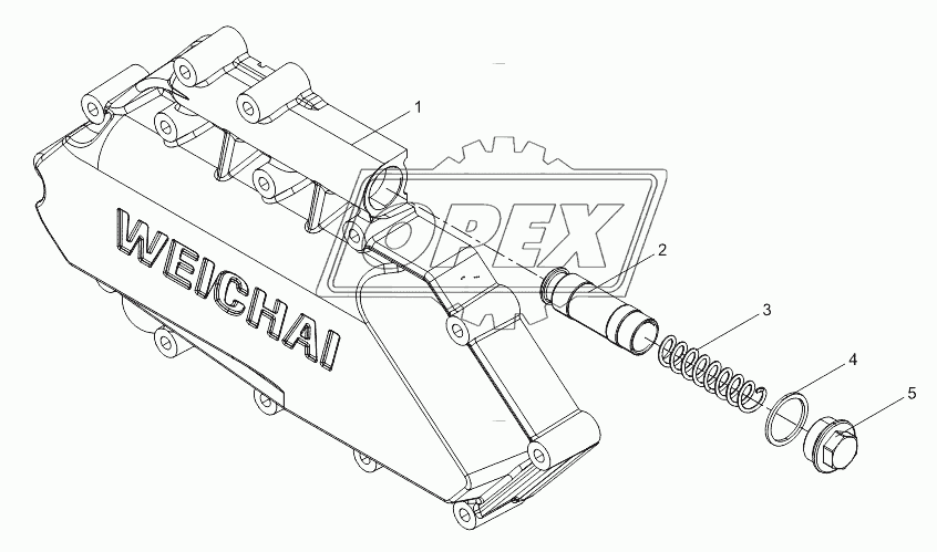 Oil cooler cover assembly