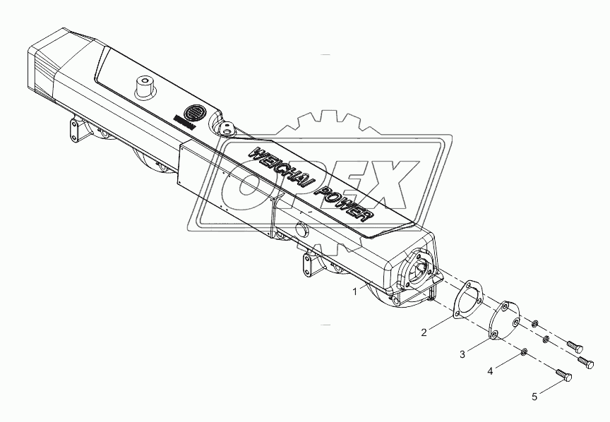 Air inlet pipe assembly