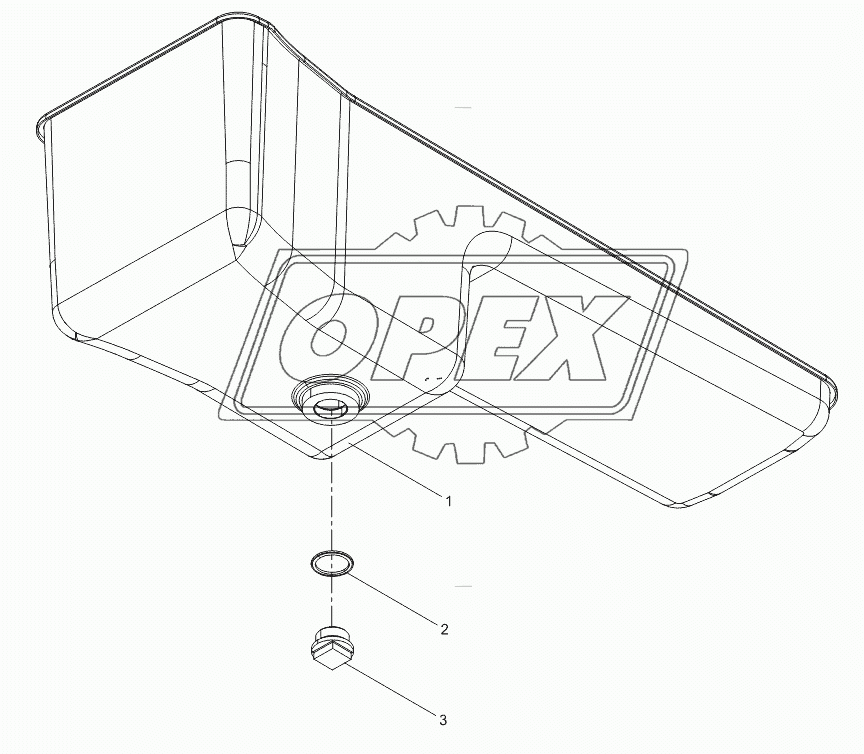 Oil pan assembly