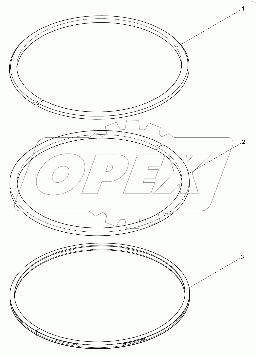  Piston Ring Set