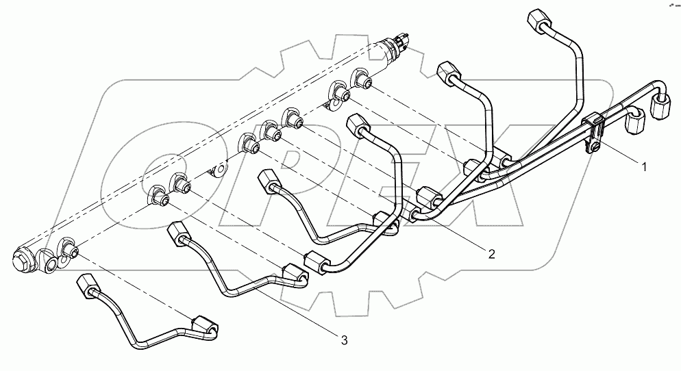  High Pressure Pipe Set