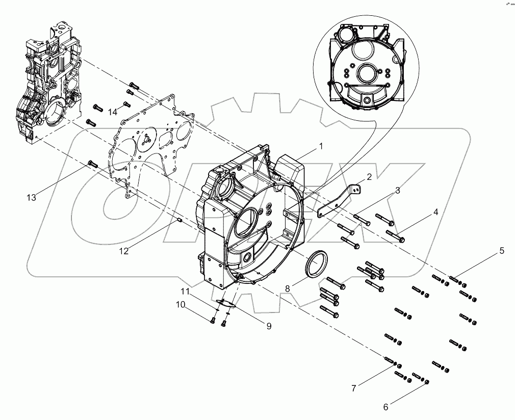  Flywheel Housing Group