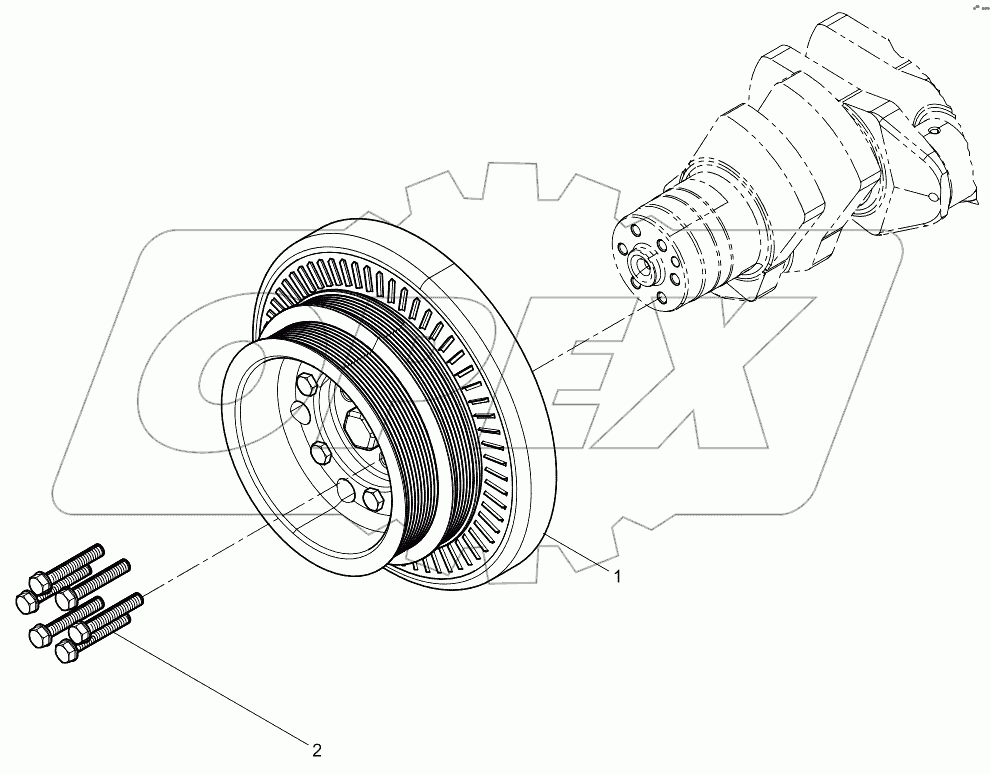  Crankshaft Pulley Group