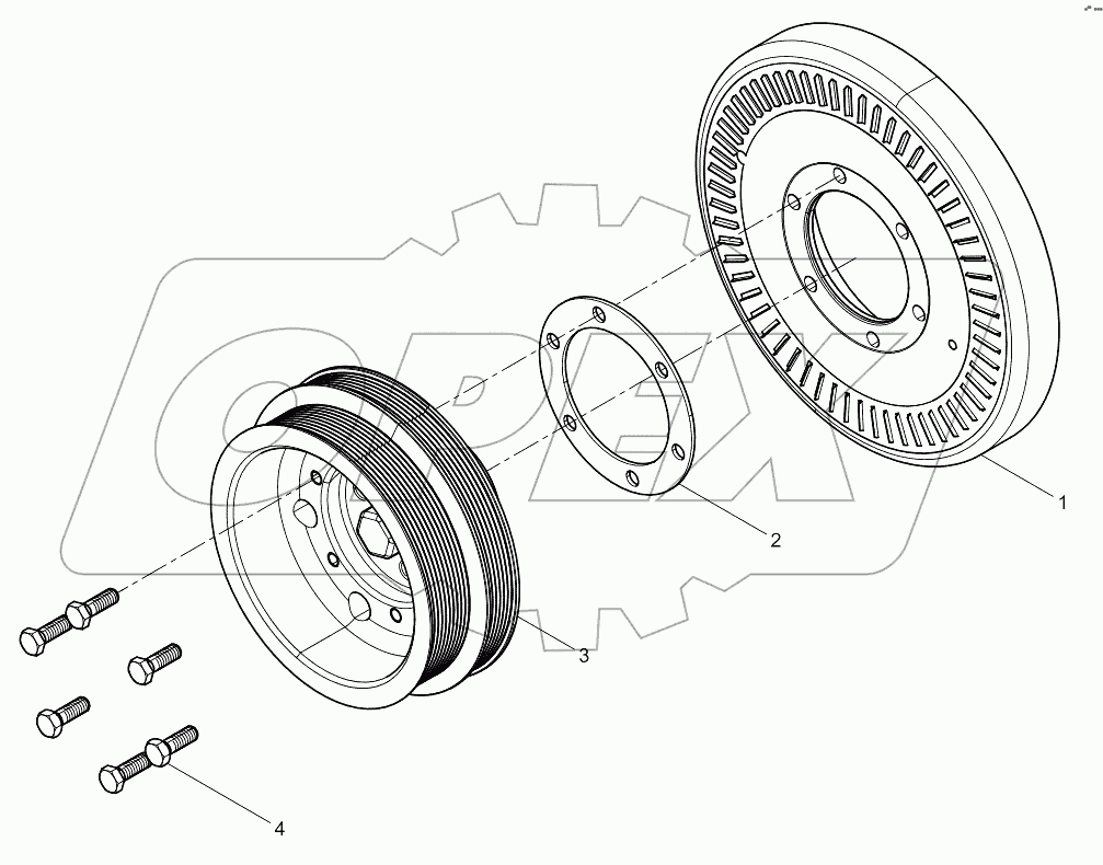  Belt pulley assembly
