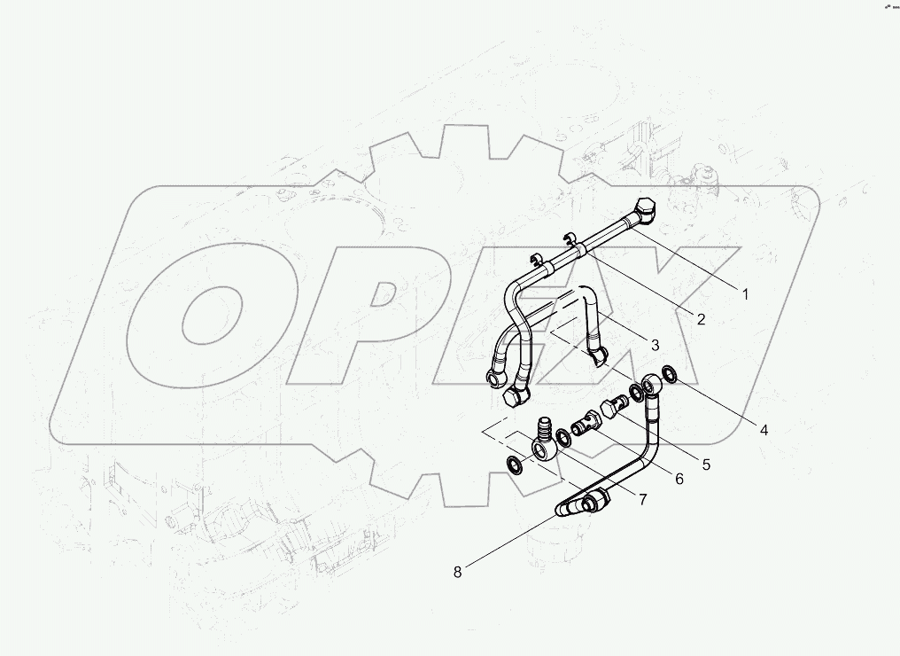  Low Pressure Fuel Pipe Group
