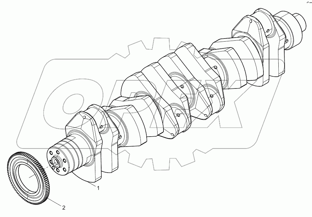  Crankshaft Subassembly