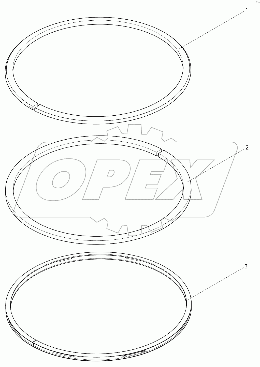 Piston Ring Set