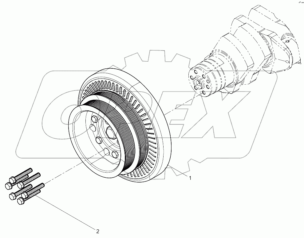  Crankshaft Pulley Group