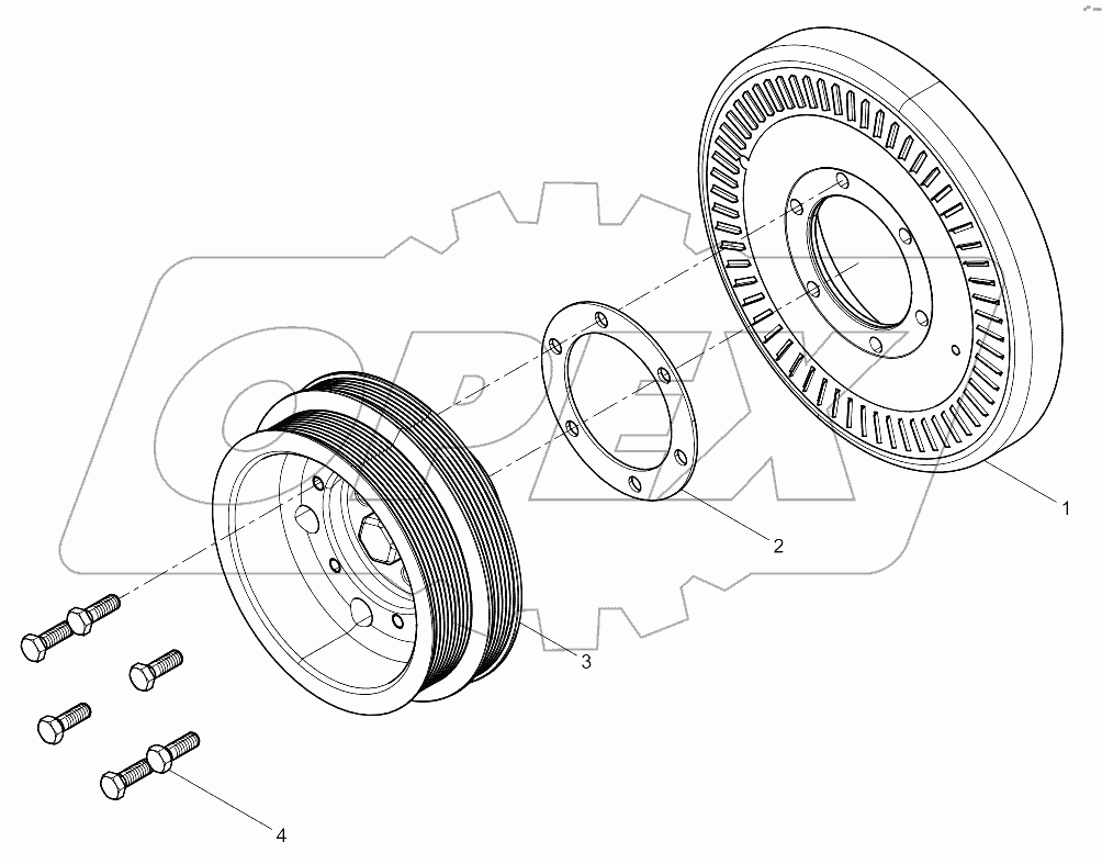  Belt pulley assembly