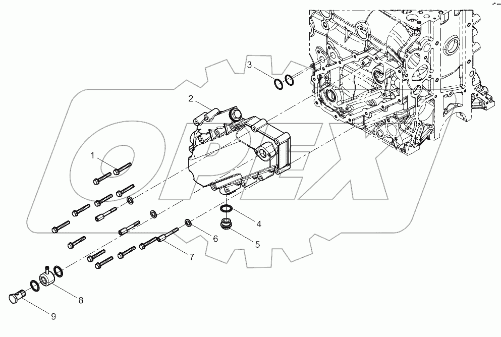  Oil cooler cap Group