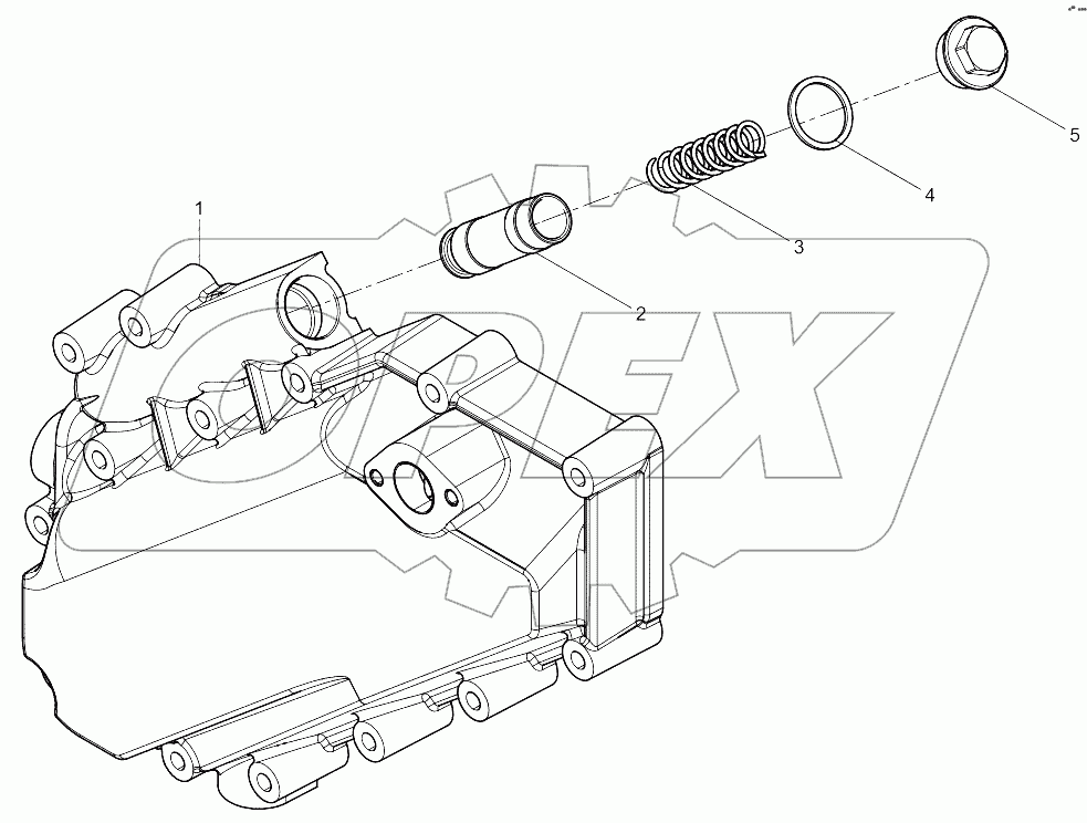  Oil Cooler Cap Assembly