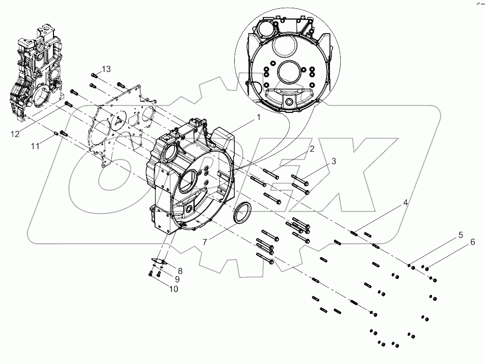  Flywheel Housing Group