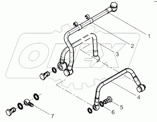  Low Pressure Fuel Pipe Group