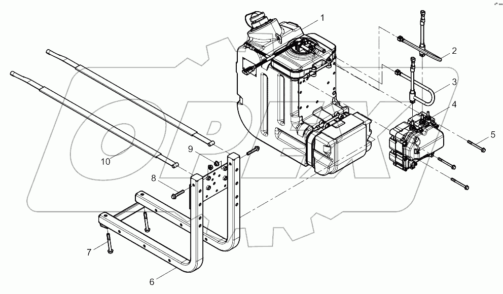  Integrated Urea Tank  Assembly