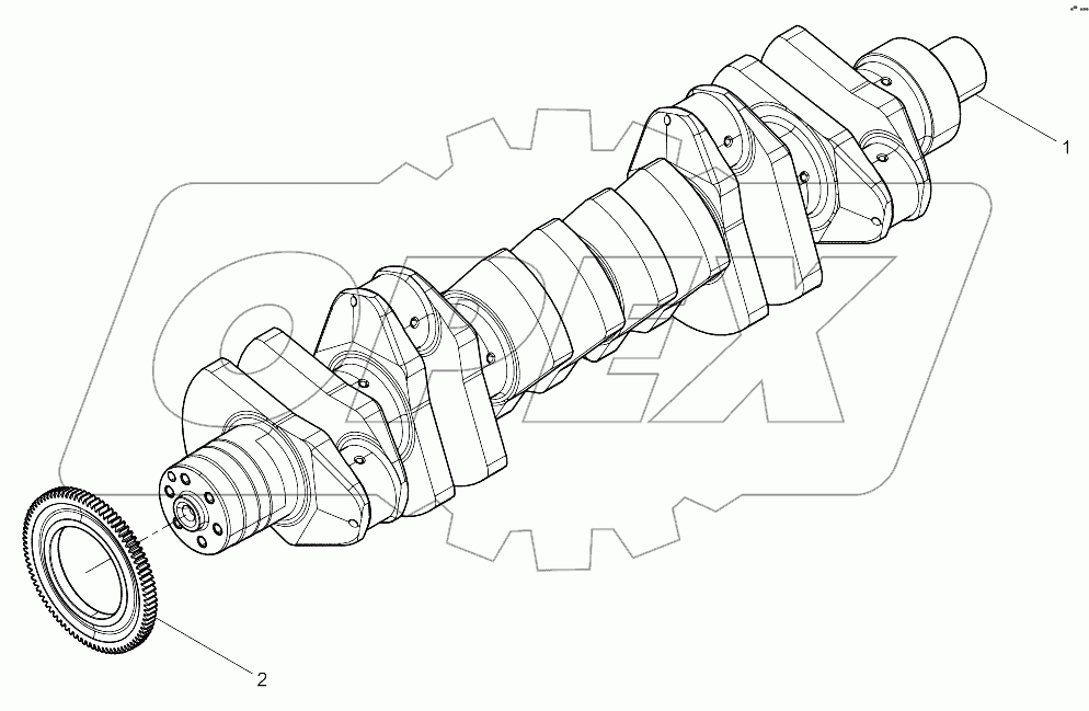  Crankshaft Subassembly