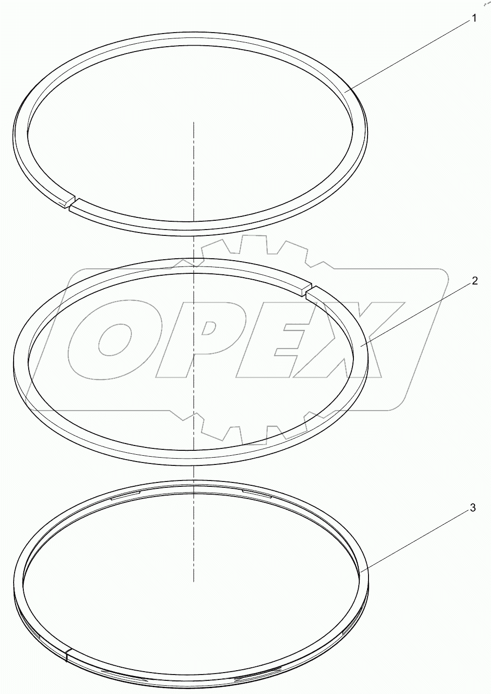  Piston Ring Set