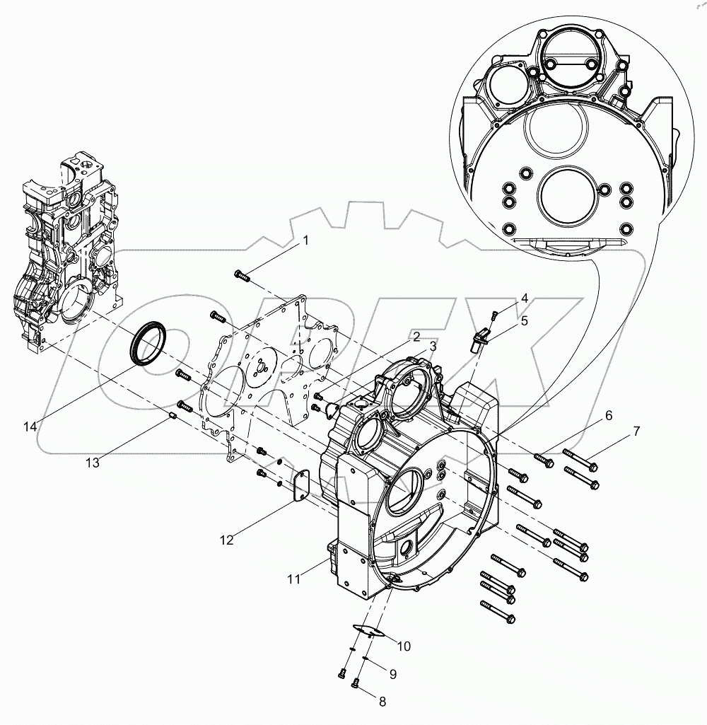  Flywheel Housing Group