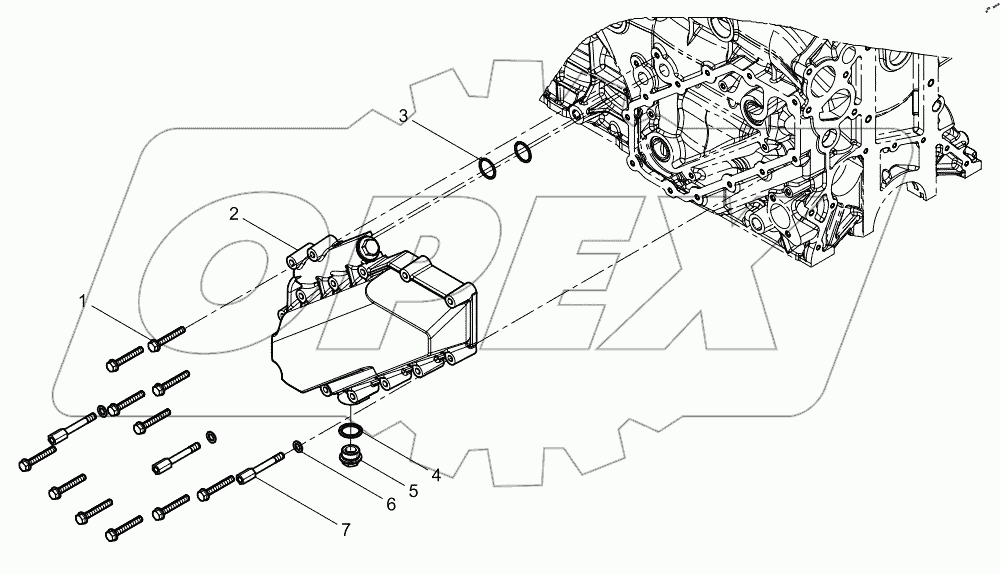  Oil cooler cap Group