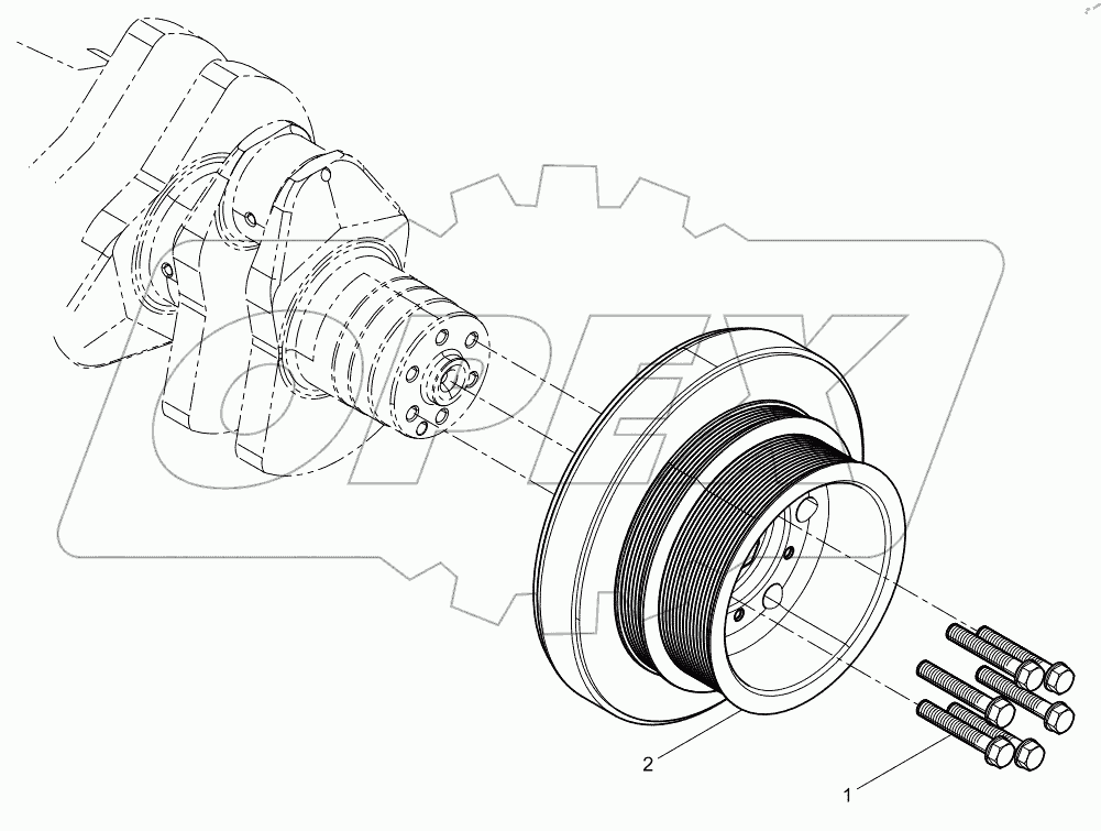  Crankshaft Pulley Group