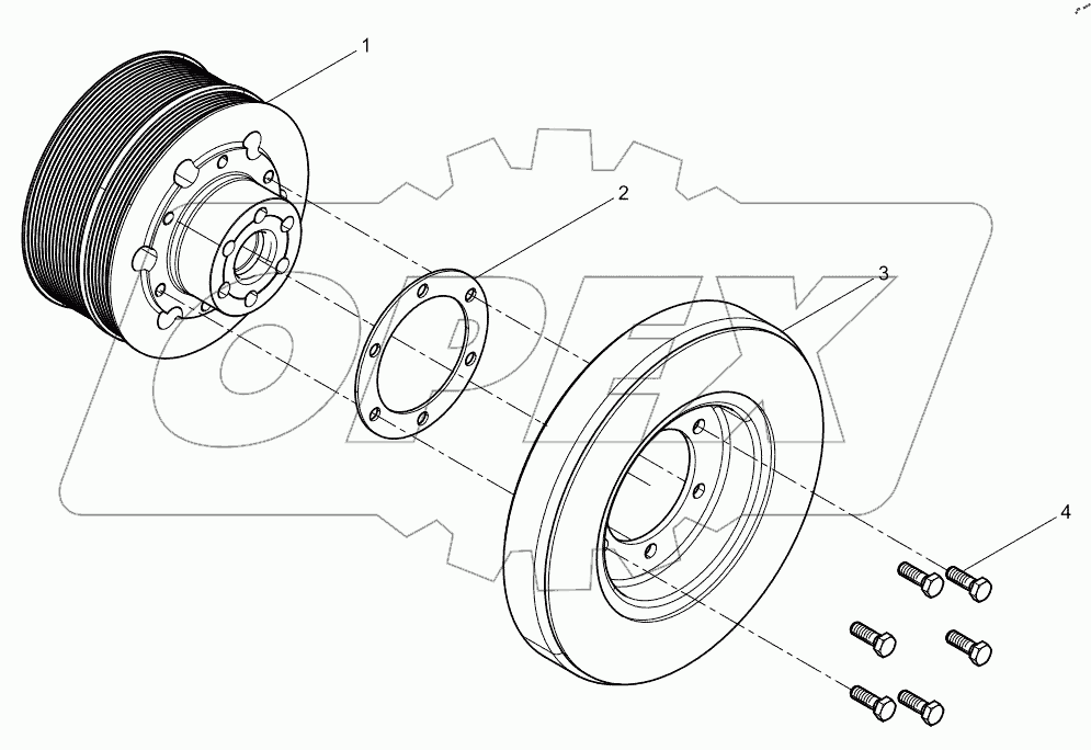  Belt pulley assembly
