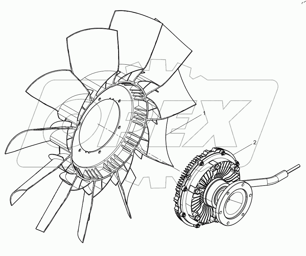  Fan Clutch Assembly