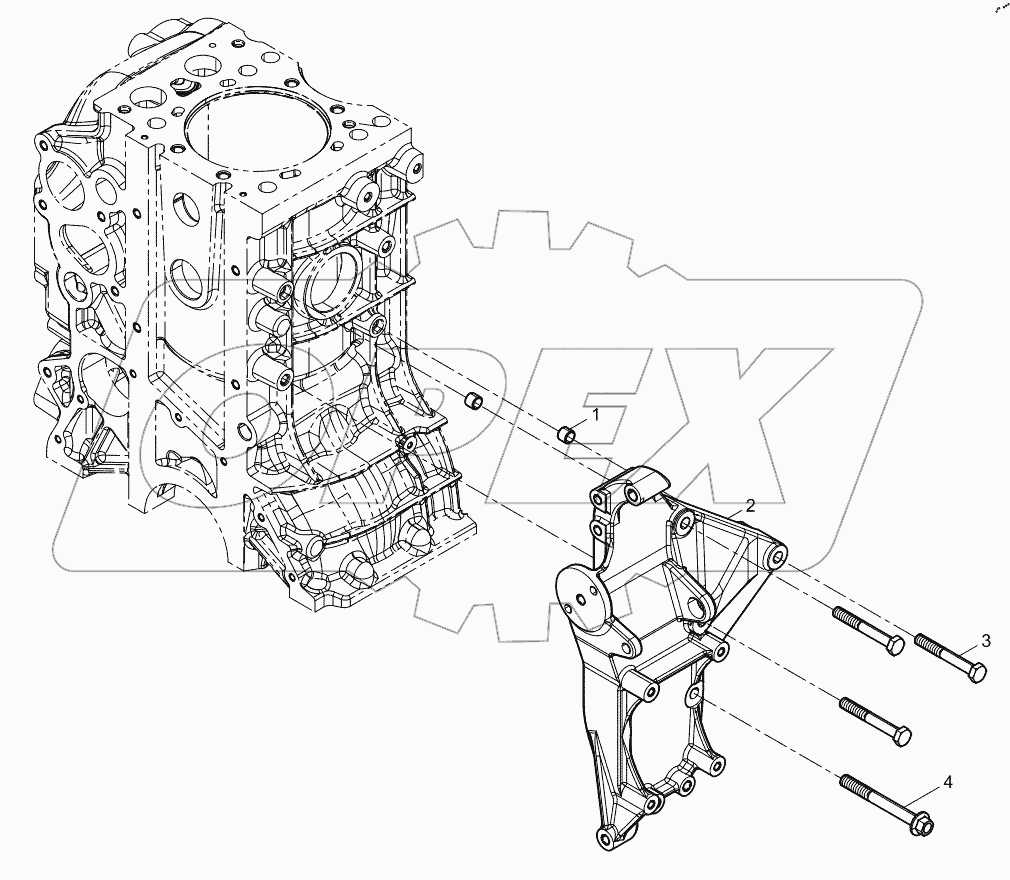  Alternator Bracket Group