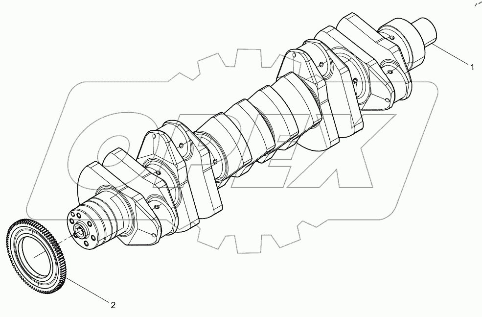  Crankshaft Subassembly