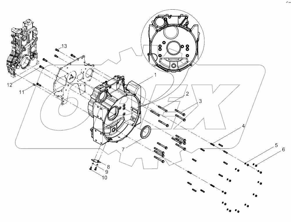  Flywheel Housing Group