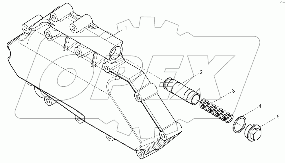  Oil Cooler Cap Assembly