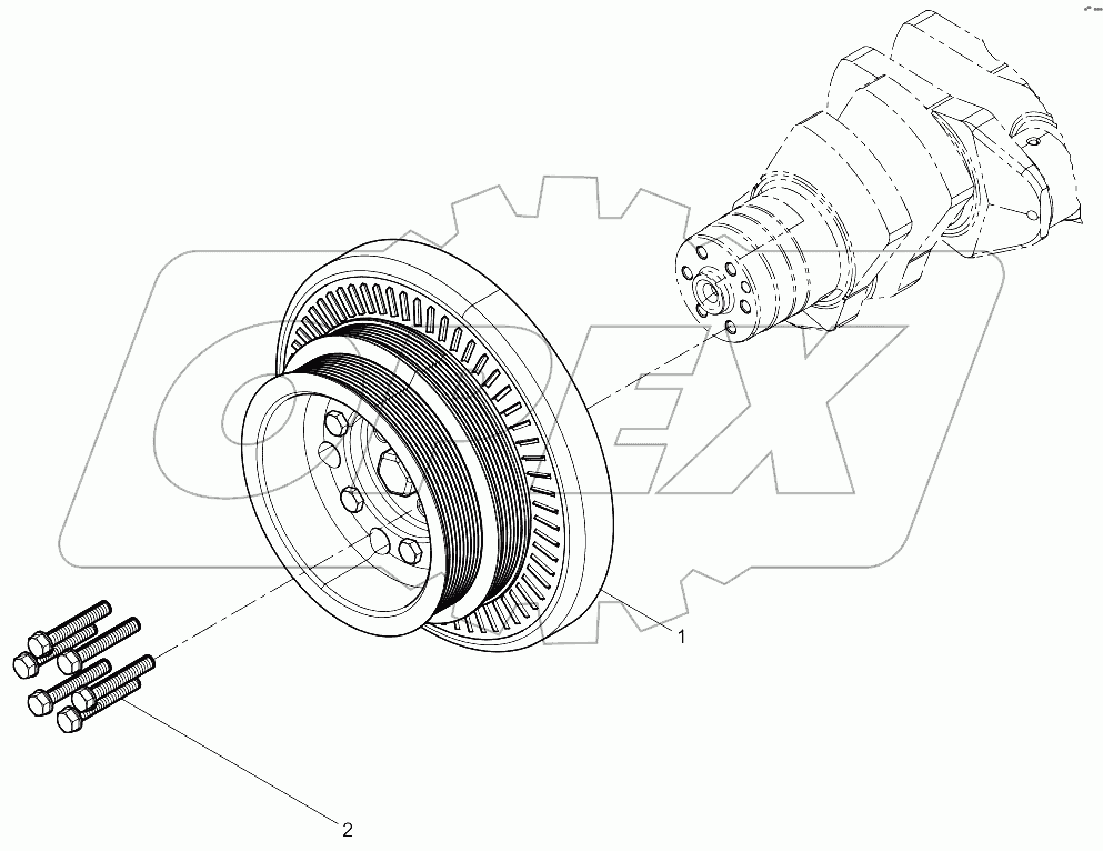  Crankshaft Pulley Group	