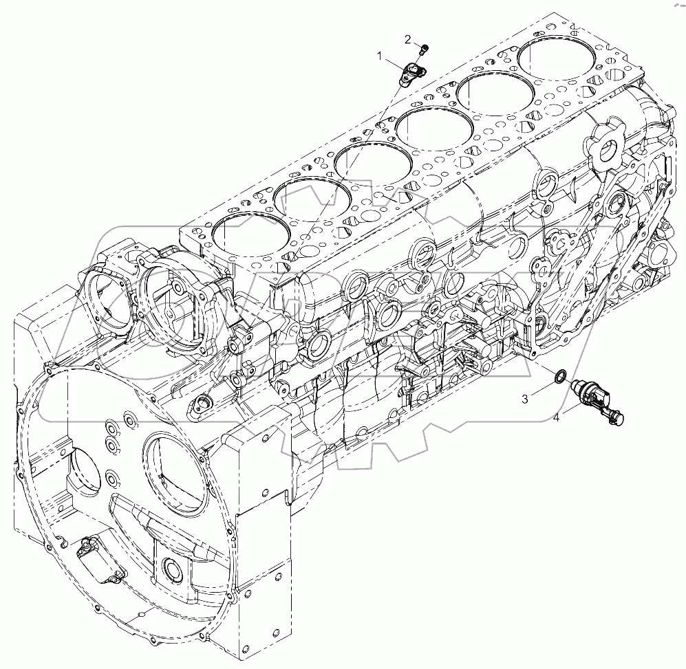  Electronic Control System Harness Group