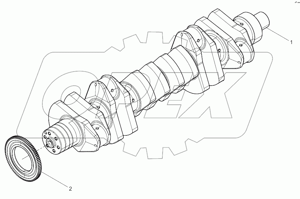  Crankshaft Subassembly