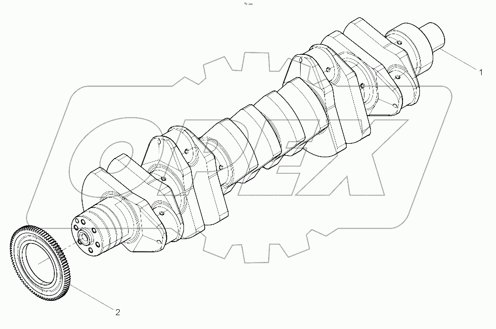  Crankshaft Subassembly