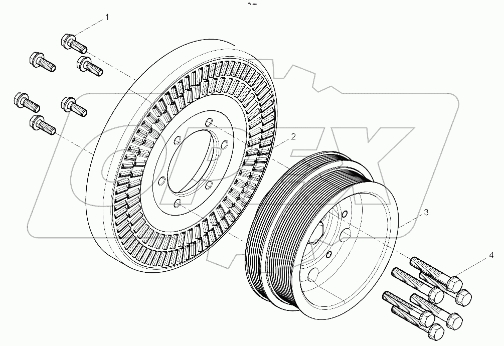  Crankshaft Pulley Group